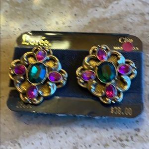 NWT Genuine Lorre clip earrings